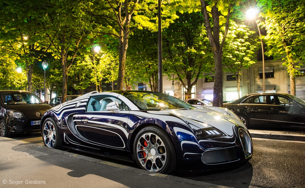 Bugatti Veyron L'Or Blanc в Монако 2024